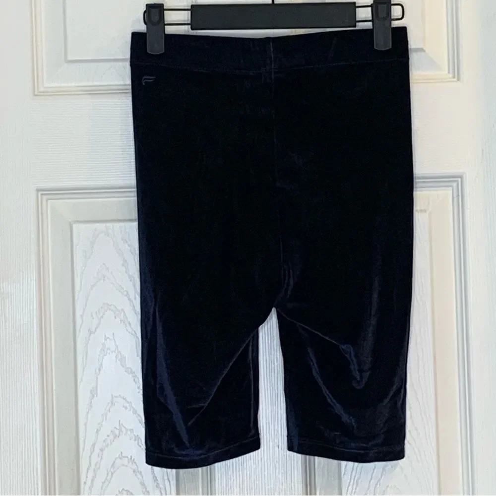 Fabletics Velour biker shorts Dark Navy Size Small